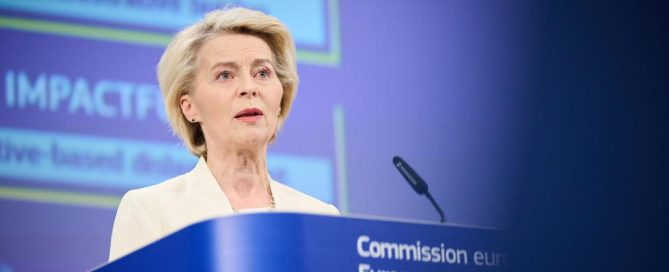 EU-kommissionens ordförande Ursula von der Leyen