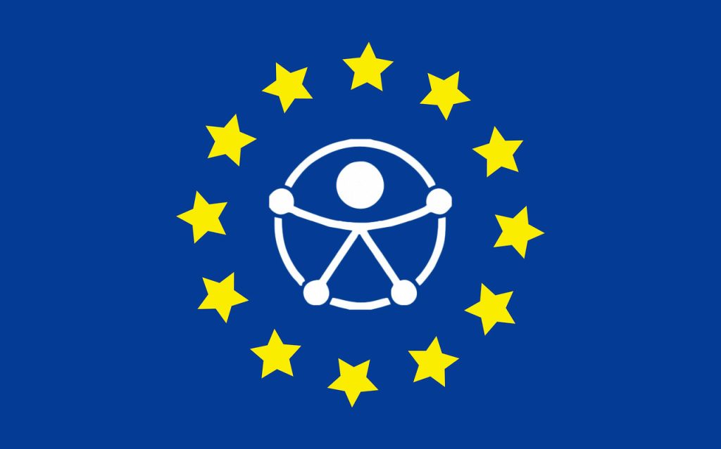 EU:s tillgänglighetsdirektiv symbol