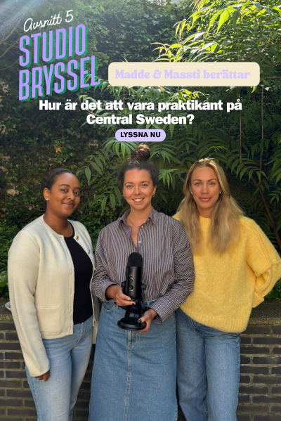 Studio Bryssel inspelning med Elinor, Madeleine och Masstewal.