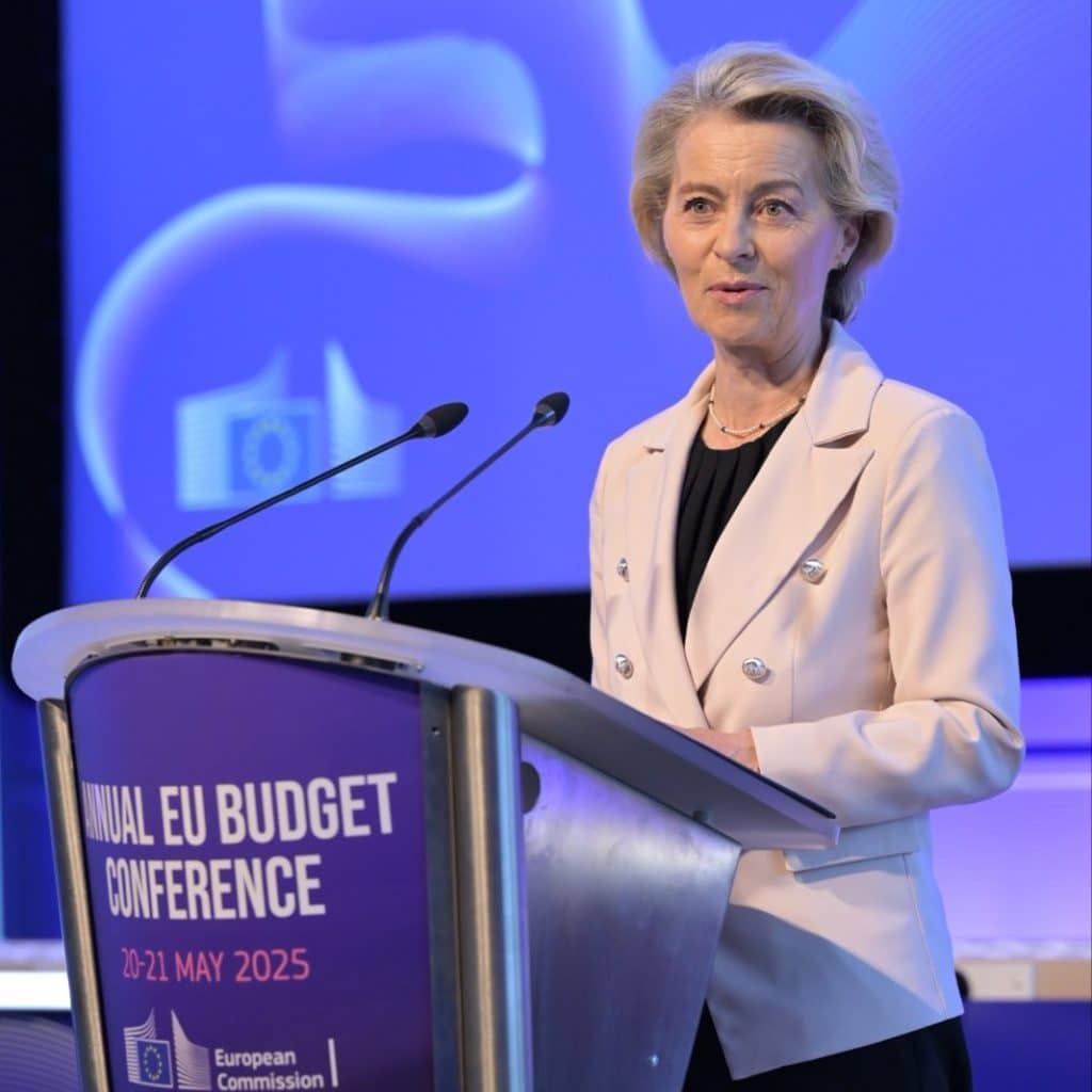 von der leyen budget conference mff Von der Leyen under EU budget conference 20 maj 2025